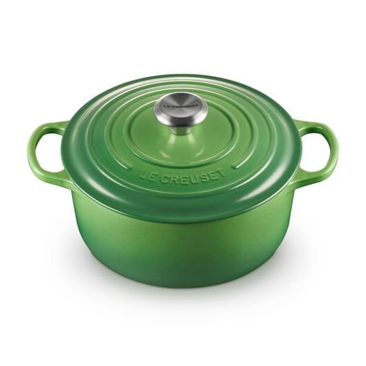 Le Creuset Signature rund gryte 4,2 l - Bamboo Green - Le Creuset