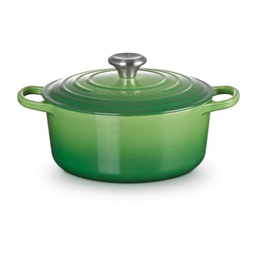 Le Creuset Signature rund gryte 4,2 l - Bamboo Green - Le Creuset