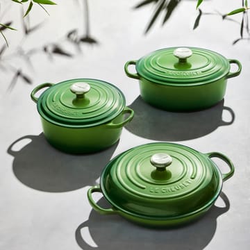 Le Creuset Signature rund gryte 4,2 l - Bamboo Green - Le Creuset