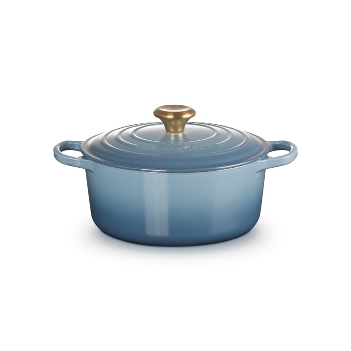 Le Creuset Signature rund gryte 4,2 l, Chambray Le Creuset