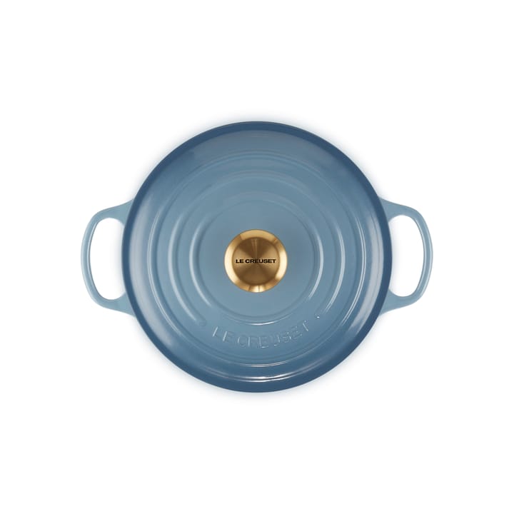 Le Creuset Signature rund gryte 4,2 l, Chambray Le Creuset