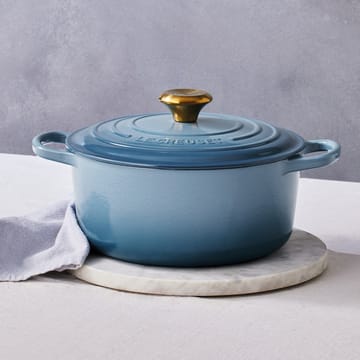 Le Creuset Signature rund gryte 4,2 l - Chambray - Le Creuset