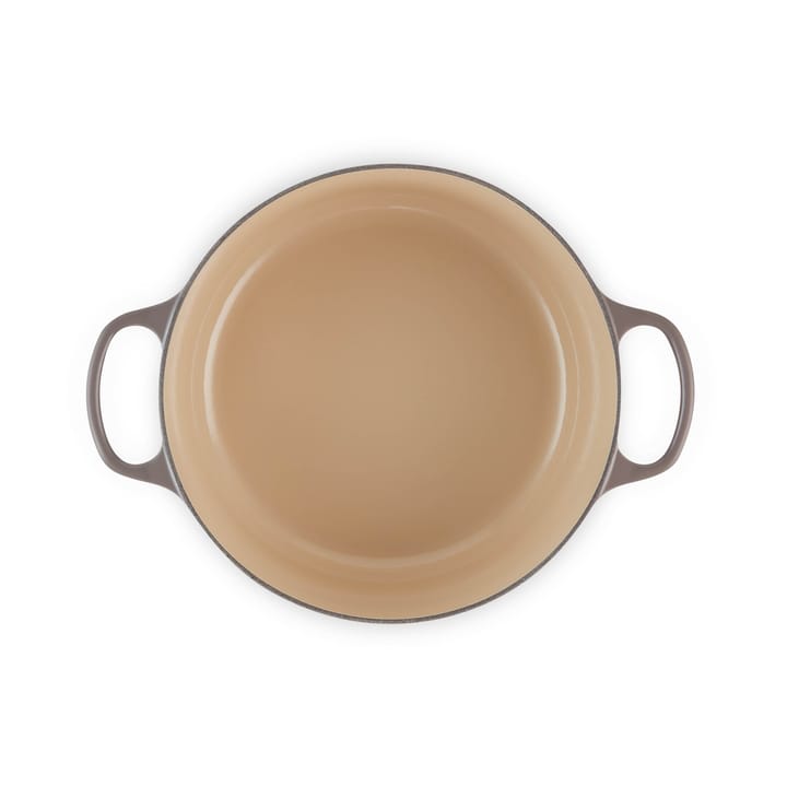 Le Creuset Signature rund gryte 4,2 l, Flint Le Creuset