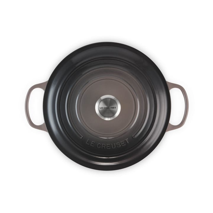 Le Creuset Signature rund gryte 4,2 l, Flint Le Creuset