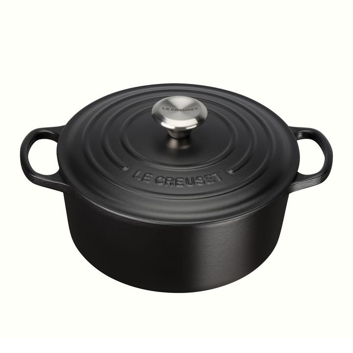 Le Creuset Signature rund gryte 4,2 l - Matte Black - Le Creuset