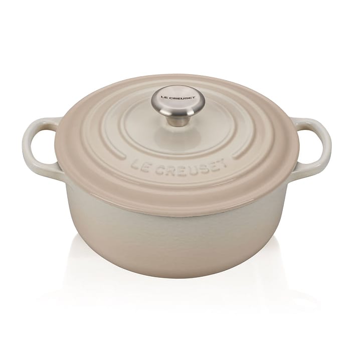 Le Creuset Signature rund gryte 4,2 l - Meringue - Le Creuset