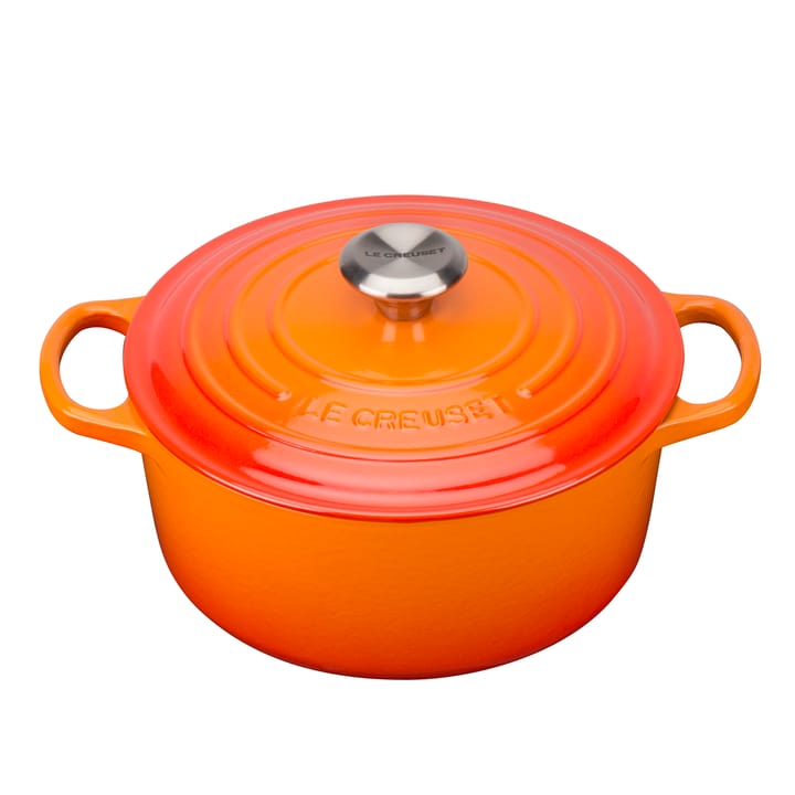 Le Creuset Signature rund gryte 4,2 l - Volcanic - Le Creuset