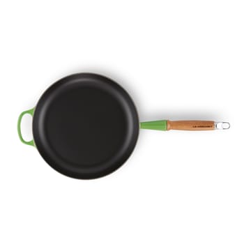 Le Creuset Signature stekepanne trehåndtak 28 cm - Bamboo Green - Le Creuset