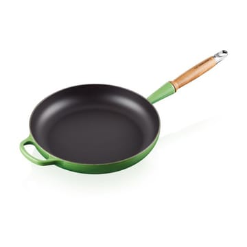 Le Creuset Signature stekepanne trehåndtak 28 cm - Bamboo Green - Le Creuset