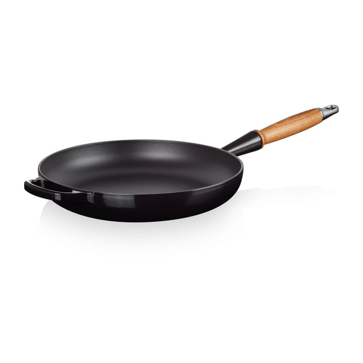 Le Creuset Signature stekepanne trehåndtak 28 cm, Black Onyx Le Creuset