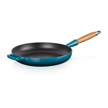 Le Creuset Signature stekepanne trehåndtak 28 cm - Deep Teal - Le Creuset