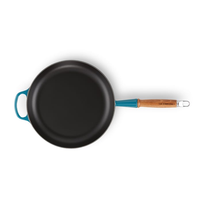 Le Creuset Signature stekepanne trehåndtak 28 cm, Deep Teal Le Creuset