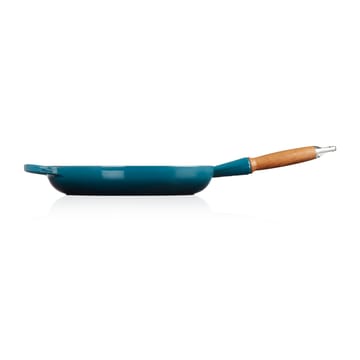 Le Creuset Signature stekepanne trehåndtak 28 cm - Deep Teal - Le Creuset