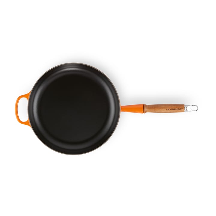 Le Creuset Signature stekepanne trehåndtak 28 cm, Flame Le Creuset