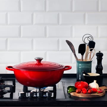 Le Creuset stekegryte 32 cm - Cerise - Le Creuset