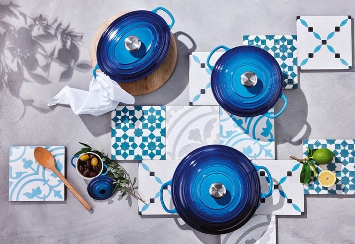 Le Creusett buffétgryte 3,5 l, Azure blue Le Creuset