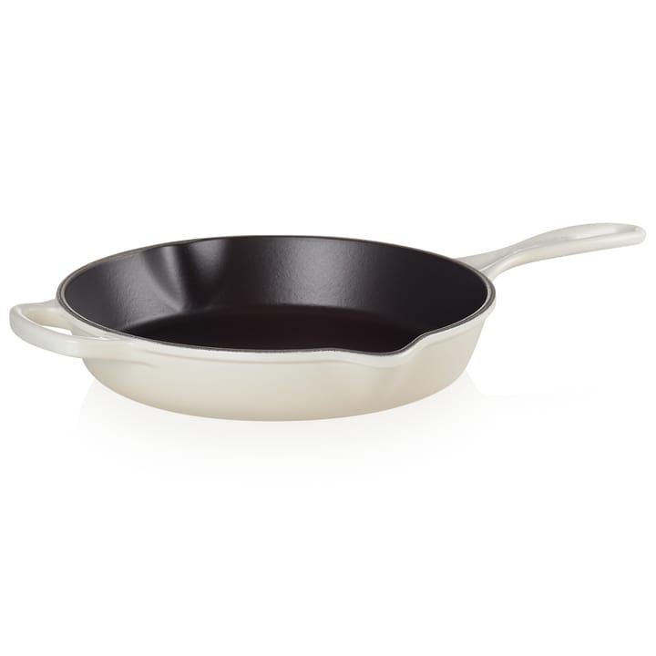 Le Creusett dyp stekepanne støpejernshåndtak 26 cm - Meringue - Le Creuset