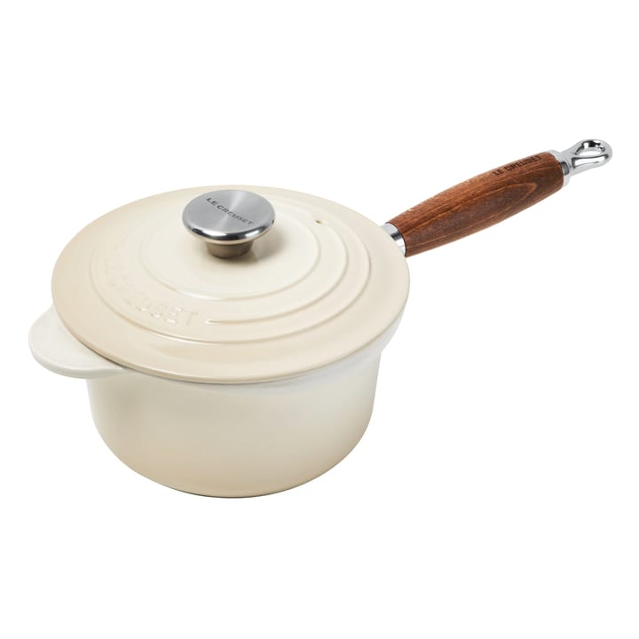 Le Creusett kjele med trehåndtak 1,8 l - Meringue - Le Creuset