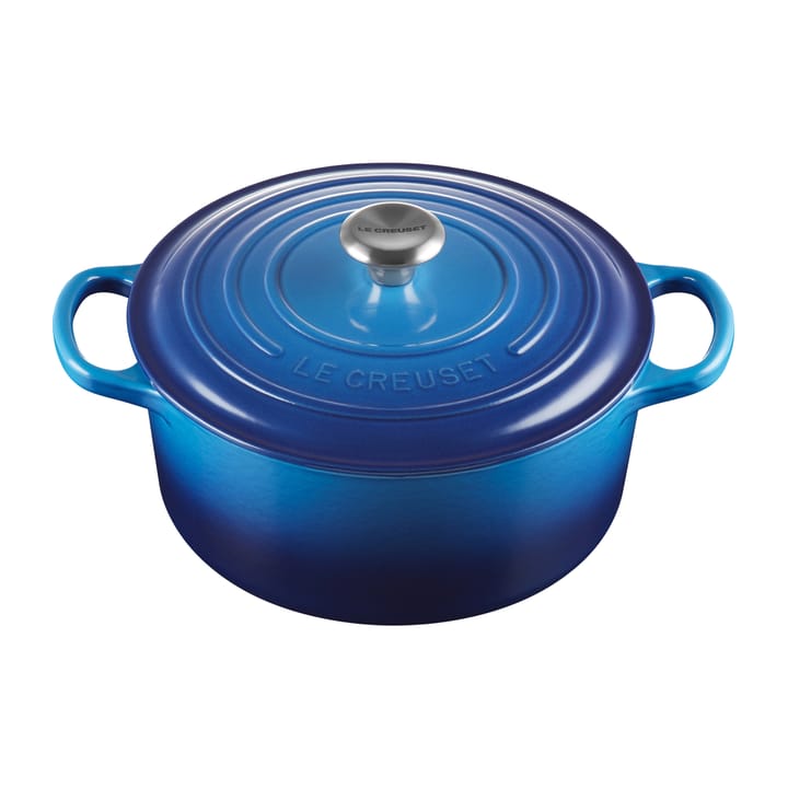 Le Creusett rund gryte 3,3 l - Azure blue - Le Creuset