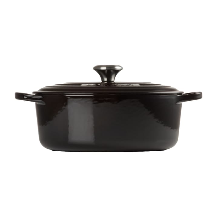 Le Creusett Signature oval gryte 6,3 l - Black - Le Creuset