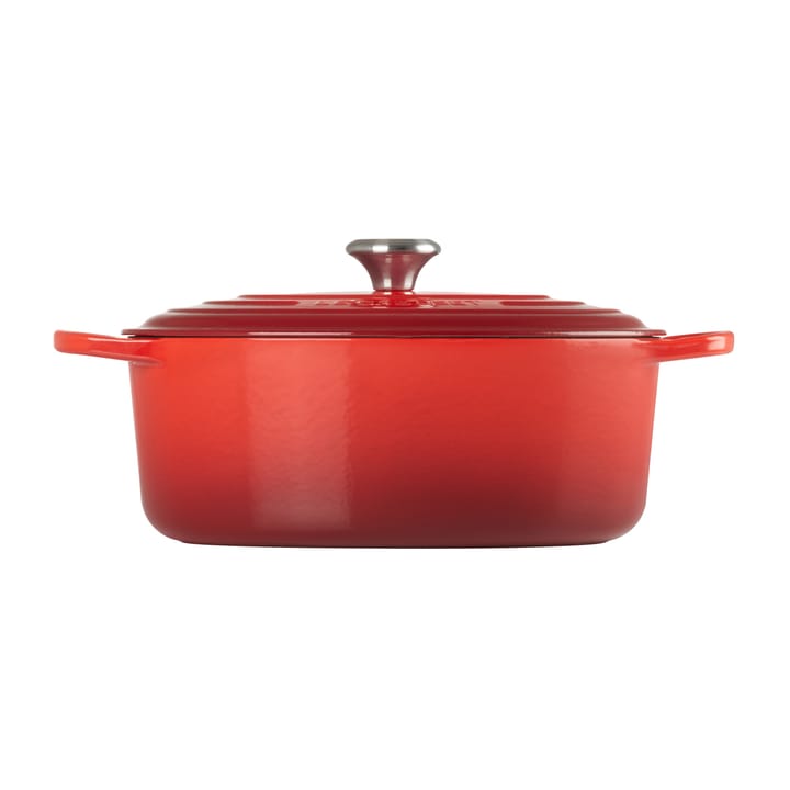 Le Creusett Signature oval gryte 6,3 l - Cerise - Le Creuset