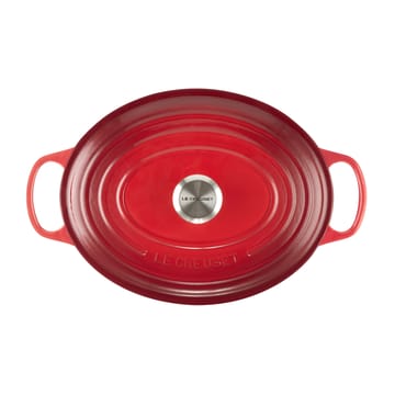 Le Creusett Signature oval gryte 6,3 l - Cerise - Le Creuset