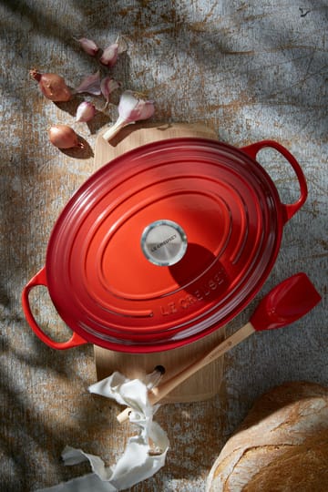 Le Creusett Signature oval gryte 6,3 l - Cerise - Le Creuset