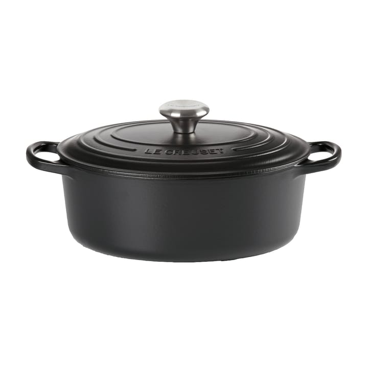 Le Creusett Signature oval gryte 6,3 l - Teppe black - Le Creuset