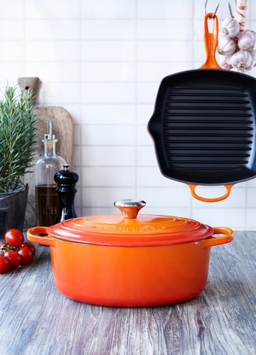 Le Creusett Signature oval gryte 6,3 l - Volcanic - Le Creuset