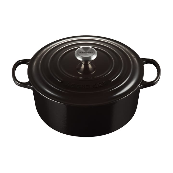 Le Creusett Signature rund gryte 6,7 l - Black - Le Creuset