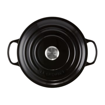 Le Creusett Signature rund gryte 6,7 l - Black - Le Creuset