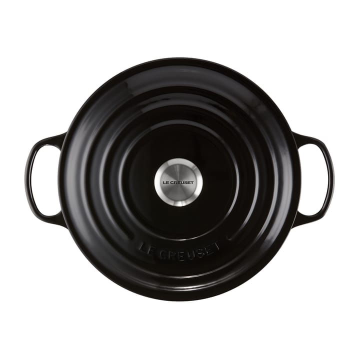 Le Creusett Signature rund gryte 6,7 l, Black Le Creuset