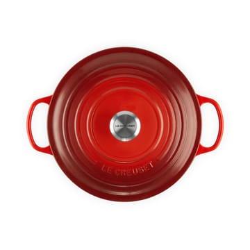 Le Creusett Signature rund gryte 6,7 l - Cerise - Le Creuset