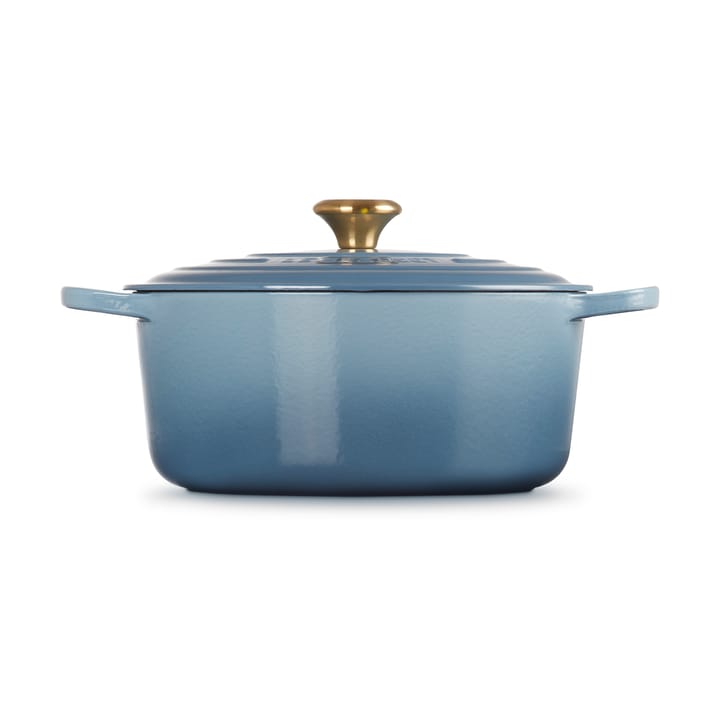 Le Creusett Signature rund gryte 6,7 l - Chambray - Le Creuset