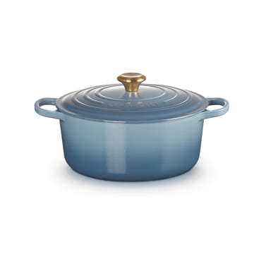 Le Creusett Signature rund gryte 6,7 l - Chambray - Le Creuset