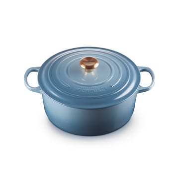 Le Creusett Signature rund gryte 6,7 l - Chambray - Le Creuset