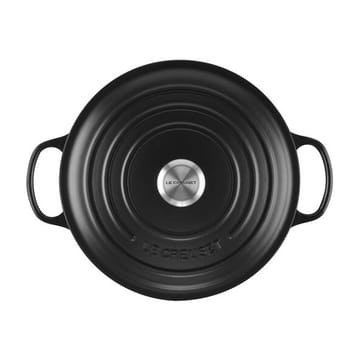 Le Creusett Signature rund gryte 6,7 l - Teppe black - Le Creuset