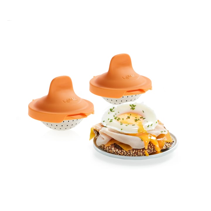 Lékué eggpoacher 2-pk, Oransje Lékué