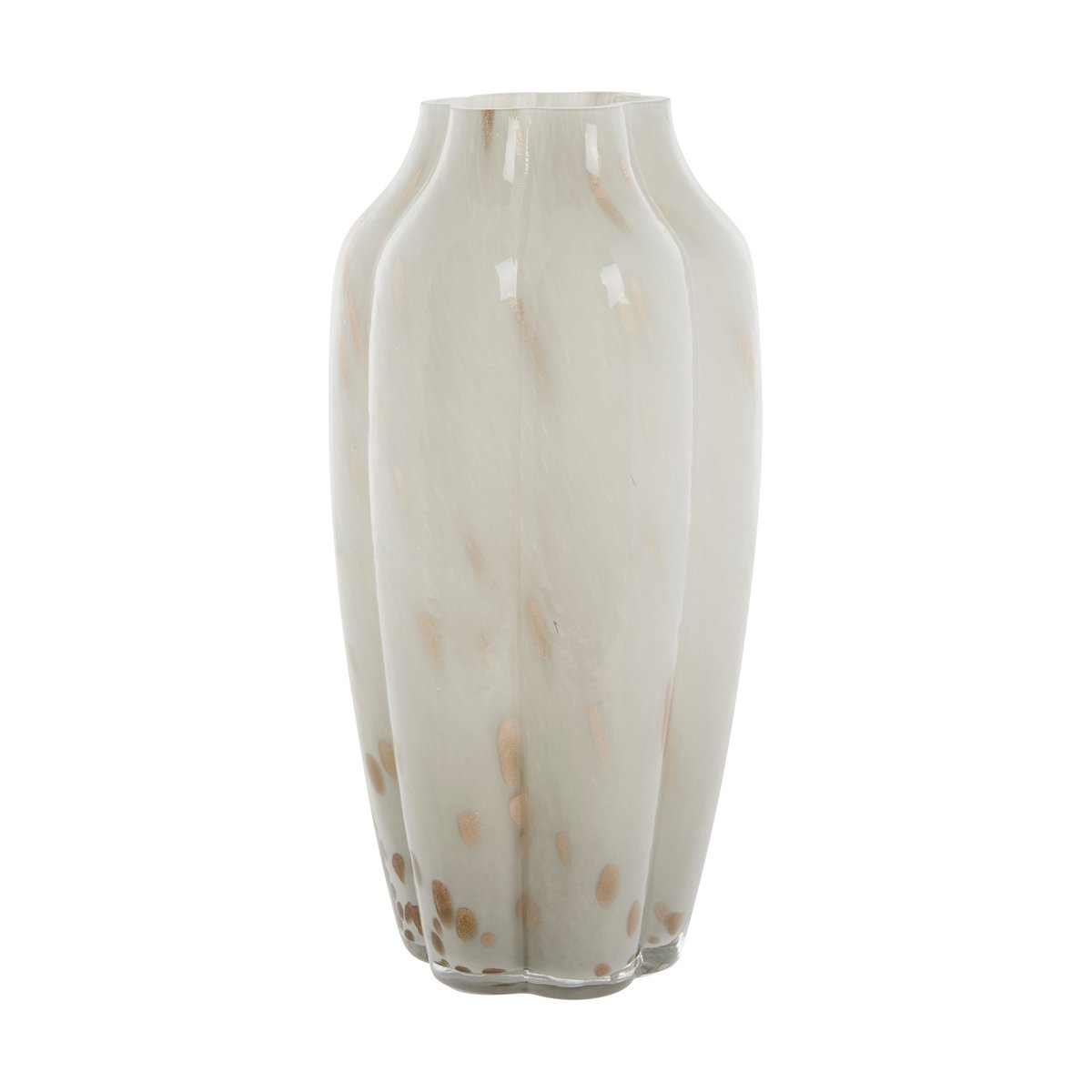 Bilde av Lene Bjerre Mara vase 15x15 cm Off White-Light gold