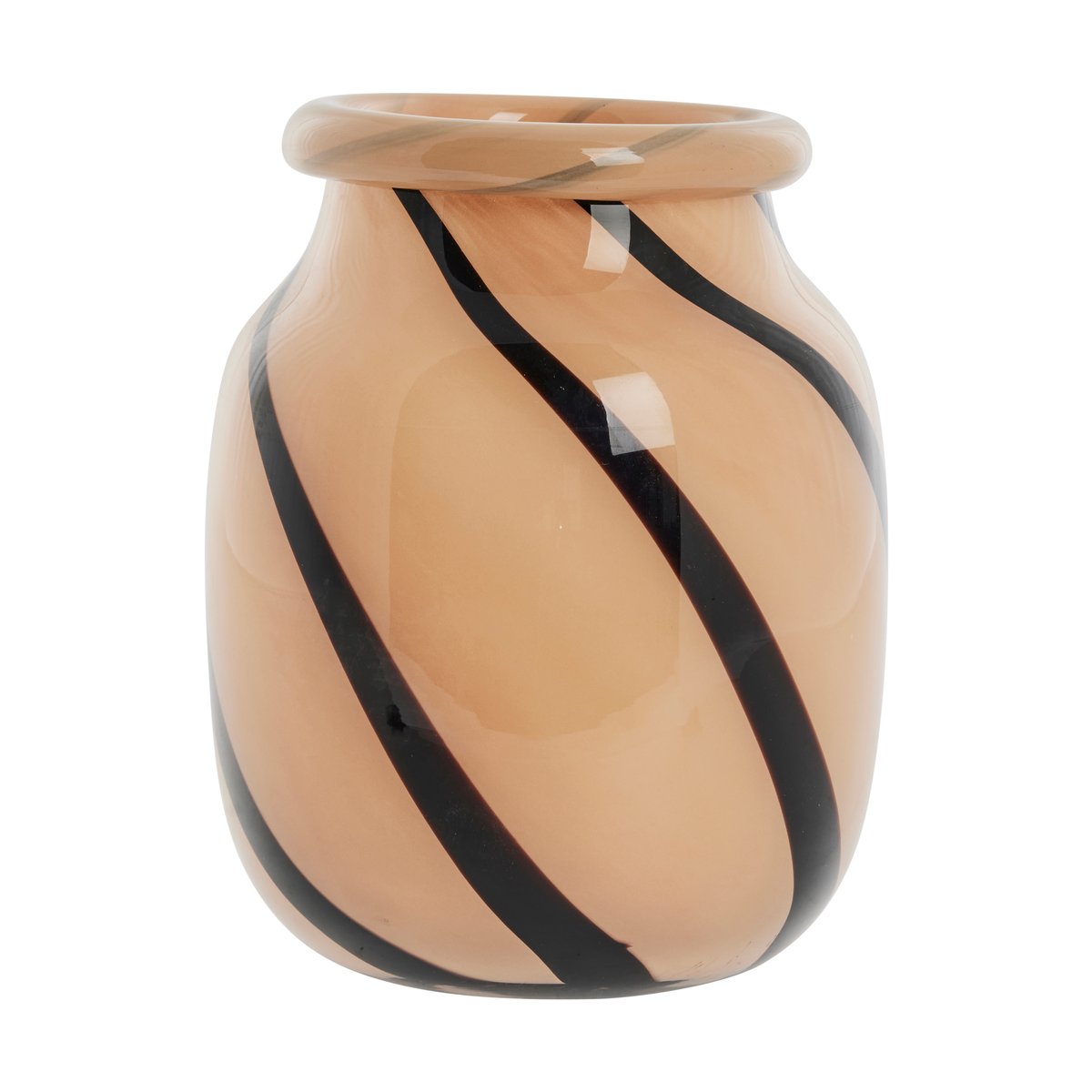 Bilde av Lene Bjerre Marena vase Ø16 cm Orange-black