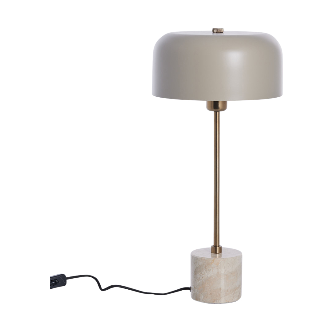 Bilde av Lene Bjerre Sofillia bordlampe 53 cm Linen-Light gold