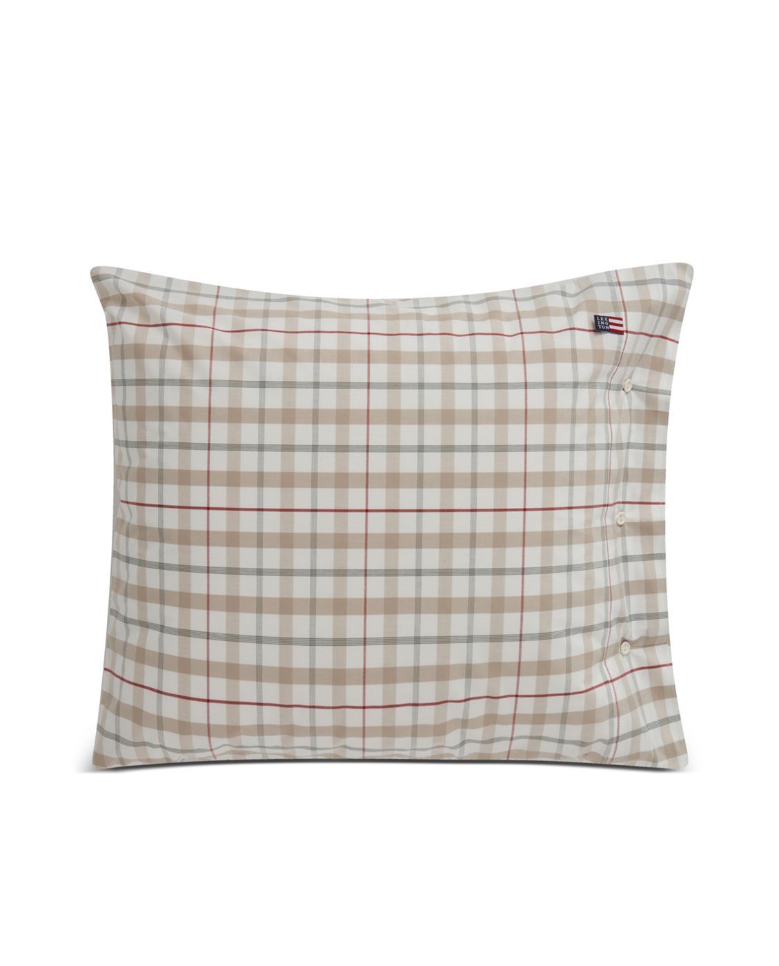 Bilde av Lexington Checked Cotton putetrekk Poplin 50x60 cm Hvit