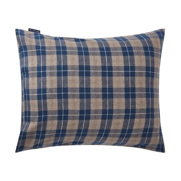 Checked Flanell putevar 50 x 60 cm - Denim blue-beige - Lexington