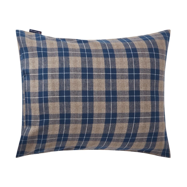 Checked Flanell putevar 50 x 60 cm, Denim blue-beige Lexington