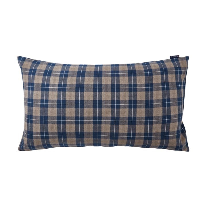 Checked Flanell putevar 50 x 90 cm - Denim blue-beige - Lexington