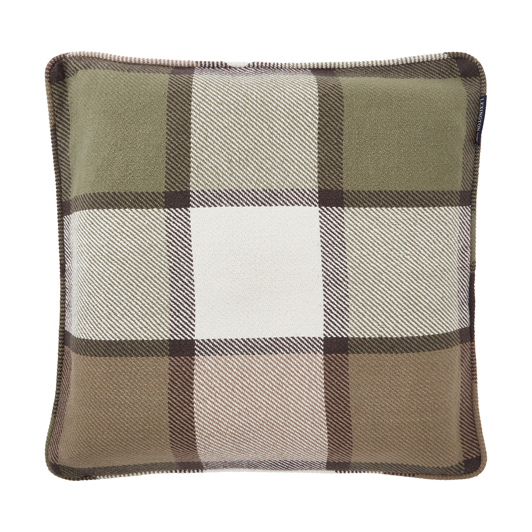 Bilde av Lexington Checked heavy twill putetrekk 50x50 cm Olive