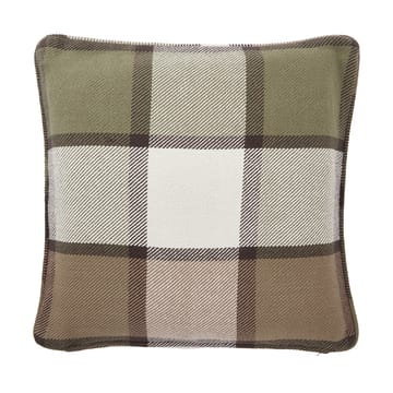 Checked heavy twill putetrekk 50x50 cm - Olive - Lexington