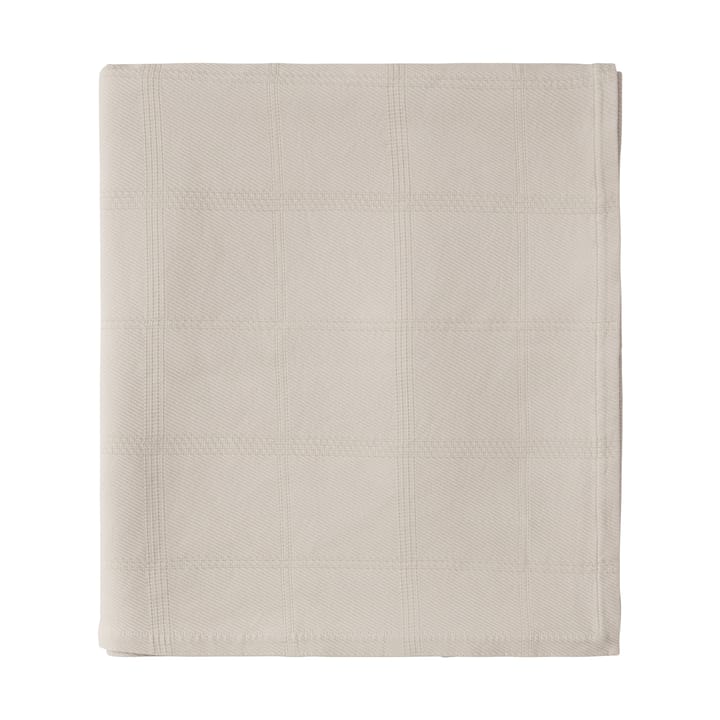 Checked Jacquard sengeteppe 160x240 cm, Light beige Lexington