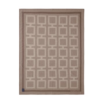 Graphic Recycled ullpledd 130x170 cm - Light beige - Lexington