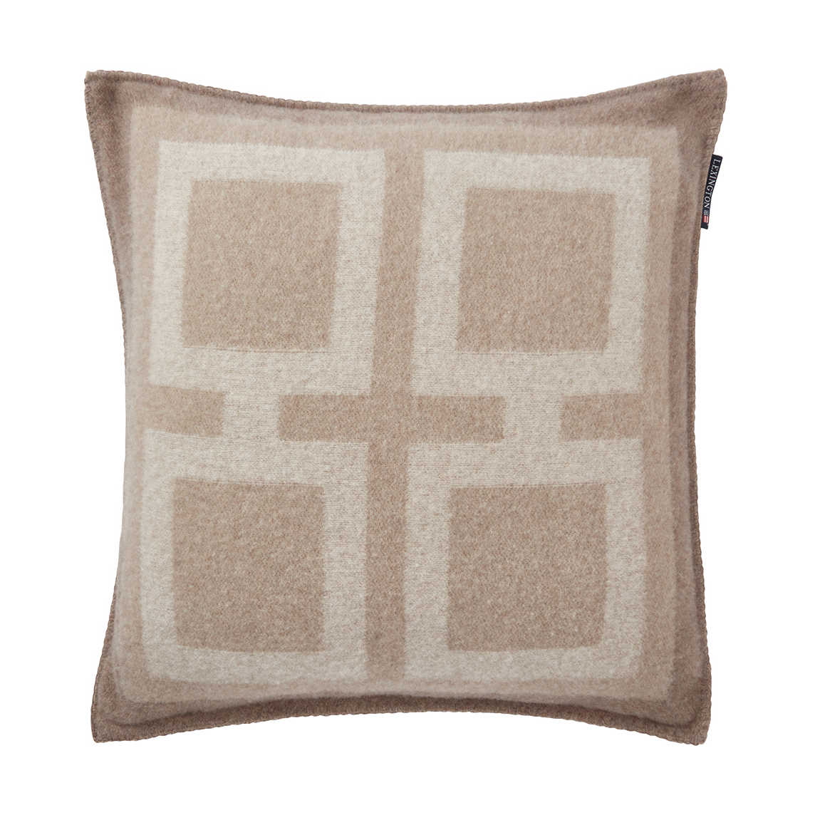 Bilde av Lexington Graphic Recycled Wool putetrekk 50x50 cm Light beige